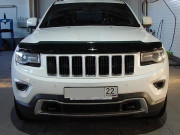 Jeep Grand Cherokee 2011-2015 - Дефлектор капота (мухобойка), темный. (SIM) фото, цена