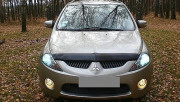 Mitsubishi Grandis 2003-2011 - Дефлектор капота (мухобойка), темный. (SIM) фото, цена