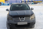 Nissan Qashqai 2007-2009 - Дефлектор капота (мухобойка), темный. (SIM) фото, цена
