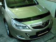 Opel Astra J 2010-2012 - Дефлектор капота (мухобойка), длинный. (SIM) фото, цена