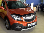 Opel Mokka 2012-2015 - Дефлектор капота (мухобойка), темный. (SIM) фото, цена