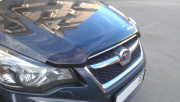Subaru Impreza 2012-2015 - Дефлектор капота (мухобойка), темный. (SIM) фото, цена