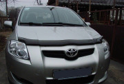 Toyota Auris 2007-2009 - Дефлектор капота (мухобойка), темный. (SIM) фото, цена