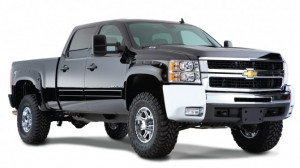 Chevrolet Silverado 2007-2015 - Расширители колесных арок, к-т 4 шт (Bushwacker) Cut-Out  Style. фото, цена