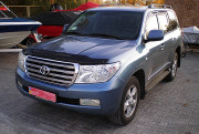 Toyota Land Cruiser 2008-2015 - Дефлектор капота (мухобойка), темный. SIM фото, цена