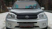 Toyota Rav 4 2000-2004 - Дефлектор капота (мухобойка), темный. SIM фото, цена