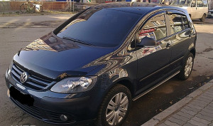 Volkswagen Golf Plus 2004-2009 - Дефлектор капота (мухобойка), темный. SIM фото, цена