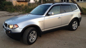 BMW X3 2003-2010 - Дефлекторы окон (ветровики), к-т 4 шт, темные. SIM фото, цена