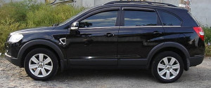 Chevrolet Captiva 2006-2011 - Дефлекторы окон (ветровики), к-т 4 шт, темные. SIM фото, цена