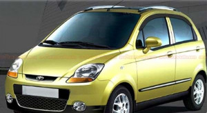 Daewoo Matiz 2005-2008 - Дефлекторы окон (ветровики), к-т 4 шт, темные. SIM фото, цена