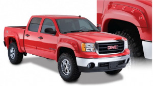 GMC Sierra 2007-2013 - Расширители колесных арок, к-т 4 шт (Bushwacker) Cut-Out  Style. фото, цена