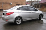 Hyundai accent коврики резиновые 2012