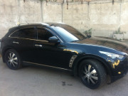 Infiniti FX 2009-2015 - Дефлекторы окон (ветровики), к-т 4 шт, темные. SIM фото, цена