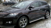 Mazda CX-7 2006-2012 - Дефлекторы окон (ветровики), к-т 4 шт, темные. SIM фото, цена