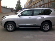 Toyota Land Cruiser Prado 2009-2016 - Дефлекторы окон (ветровики), к-т 4 шт, темные. (SIM) фото, цена