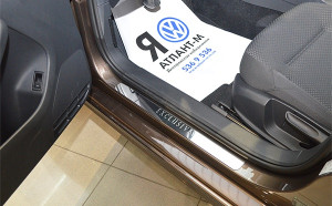 Ford Kuga 2012-2015 - Порожки внутренние к-т 4 шт. (НатаНико) фото, цена