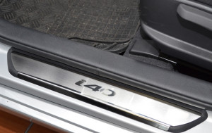 Hyundai i40 2013-2015 - Порожки внутренние к-т 4 шт. (НатаНико) фото, цена