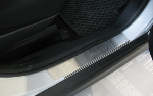 Mitsubishi ASX 2010-2015 - Порожки внутренние к-т 4 шт. (НатаНико) фото, цена