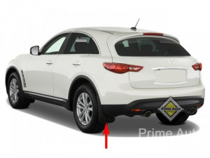 Infiniti QX70 2013-2015 - Брызговики задние к-т 2 шт. (Infiniti). фото, цена