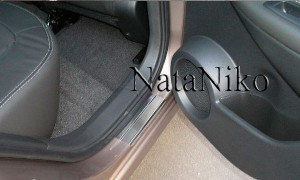 Nissan Qashqai 2008-2015 - +2 Порожки внутренние к-т 4 шт. (НатаНико) фото, цена