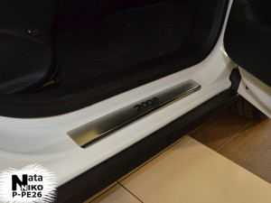 Peugeot 3008 2009-2015 - Порожки внутренние к-т 4 шт. (НатаНико) фото, цена