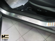 Subaru Outback 2009-2015 - Порожки внутренние к-т 2 шт. (НатаНико) фото, цена