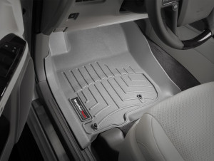Toyota Land Cruiser Prado 2009-2012 - Коврики резиновые с бортиком, передние, серые. (WeatherTech) фото, цена