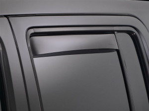 Hyundai Elantra 2005-2010 - Дефлекторы окон (ветровики) задние, темные, к-т 2 шт. (WeatherTech) фото, цена