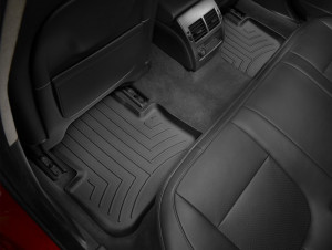 Jaguar XF 2008-2016 - Коврики резиновые с бортиком, задние, черные. (WeatherTech) фото, цена