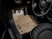 MINI Countryman 2011-2020 - Коврики резиновые с бортиком, передние, бежевые. (WeatherTech) фото, цена