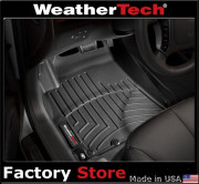 Hyundai Santa Fe 2010-2011 - Коврики резиновые с бортиком, передние, черные (WeatherTech) USA фото, цена