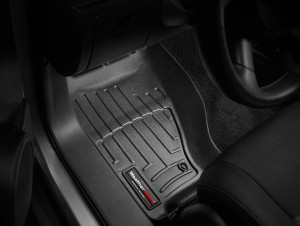 Jeep Cherokee 2008-2013 - Коврики резиновые с бортиком, передние, черные. (WeatherTech) фото, цена