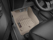 Jeep Wrangler 2014-2019 - Коврики резиновые с бортиком, передние, бежевые. (WeatherTech) фото, цена