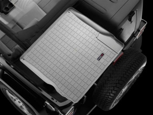 Jeep Wrangler 2008-2013 - Unlimited- Коврик резиновый в багажник, серый. (WeatherTech) фото, цена