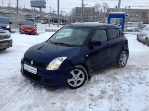 Suzuki Swift 2005-2010 - Дефлекторы окон (ветровики), к-т 4 шт, темные. Cobra Tuning. фото, цена