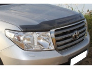 Toyota Land Cruiser 2008-2015 - Дефлектор капота (мухобойка), карбон. (EGR) фото, цена