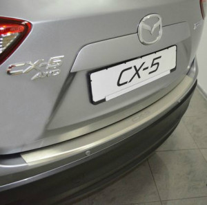 Mazda CX-5 2012-2016 - Накладка на задний бампер с загибом. (UA) фото, цена