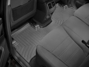 Kia Sorento 2015-2016 - Коврики резиновые с бортиком, задние, 2 ряд, черные. (WeatherTech) фото, цена