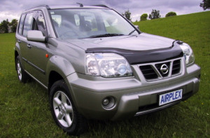 Nissan X-Trail 2001-2006 - Дефлектор капота (мухобойка), темный. ( Airplex) фото, цена