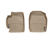 Toyota Corolla 2003-2024 - Коврики резиновые с бортиком, передние, бежевые. (WeatherTech) фото, цена