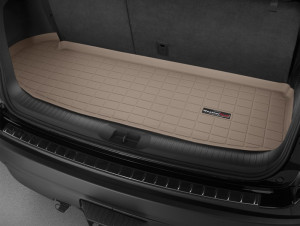Toyota Highlander 2014-2019 - Коврик резиновый в багажник, бежевый. (WeatherTech) 7 мест фото, цена