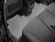 Kia Sorento 2015-2016 - Коврики резиновые с бортиком, задние, 2 ряд, серые. (WeatherTech) фото, цена