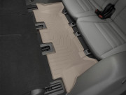 Kia Sorento 2015-2016 - Коврики резиновые с бортиком, задние, 3 ряд, бежевые. (WeatherTech) фото, цена