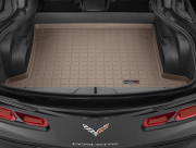 Chevrolet Corvette 2014-2020 - Коврик резиновый в багажник, бежевый. (WeatherTech) фото, цена