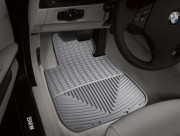 BMW 1 2004-2013 - Коврики резиновые, передние, серые. (WeatherTech) фото, цена