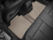 BMW 3 Gran Turismo 2014-2020 - Коврики резиновые с бортиком, задние, бежевые. (WeatherTech) фото, цена