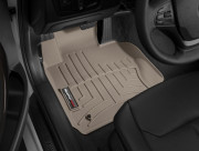 BMW 3 Gran Turismo 2014-2020 - Коврики резиновые с бортиком, передние, бежевые. (WeatherTech) (AWD)  фото, цена