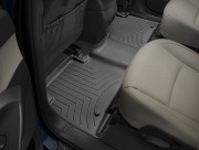 Hyundai Santa Fe 2012-2018 - Коврики резиновые с бортиком, задние, черные. (WeatherTech) 7 мест фото, цена