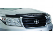 Toyota Land Cruiser 2008-2015 - Дефлектор капота (мухобойка), темный. (SIM) фото, цена