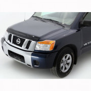 Nissan Armada 2004-2014 - Дефлектор капота (мухобойка), темный, короткий (AVS) фото, цена